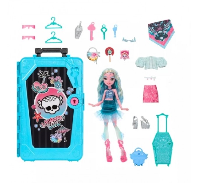 Лялька Monster High Набір-сюрприз Кошмарні канікули Жахо-секрети Лагуни (JDR51)