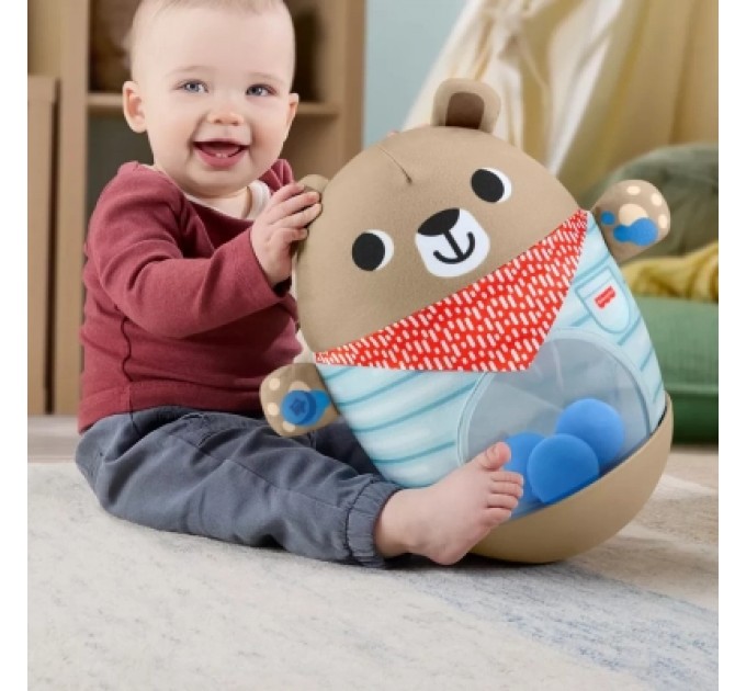 Розвиваюча іграшка Fisher-Price Ведмедик-неваляйко (JLB83)