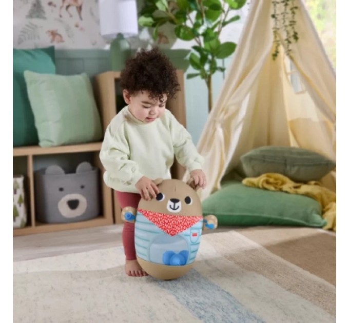Розвиваюча іграшка Fisher-Price Ведмедик-неваляйко (JLB83)