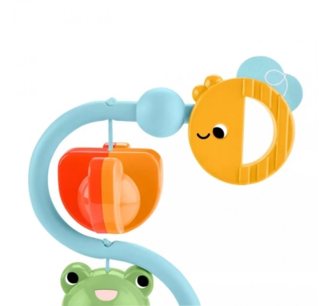Розвиваюча іграшка Fisher-Price на присосці Жабка й бджілка (JHB46)