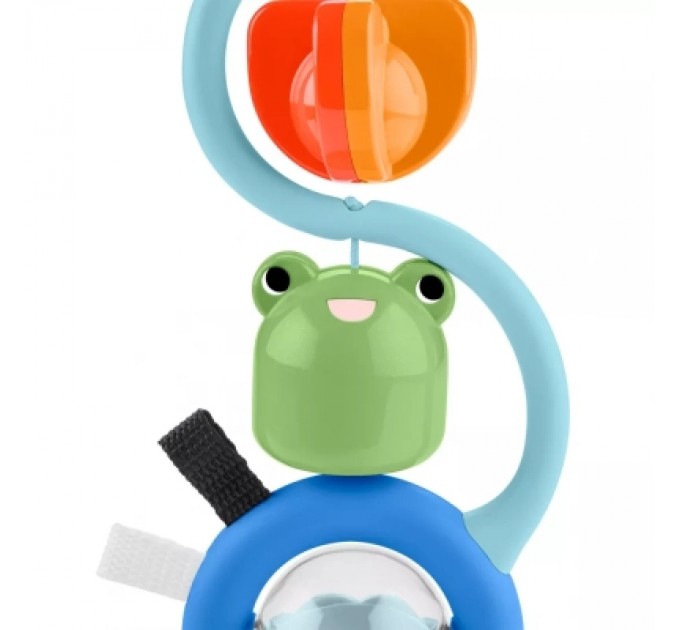 Розвиваюча іграшка Fisher-Price на присосці Жабка й бджілка (JHB46)