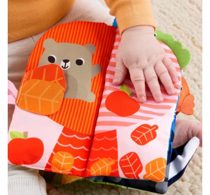 Розвиваюча іграшка Fisher-Price м'якенька розвивальна книжечка (JKP53)