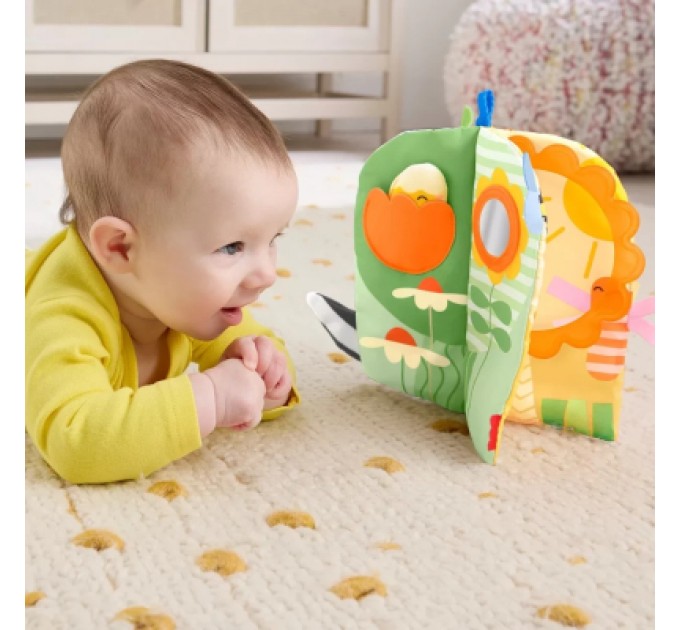 Розвиваюча іграшка Fisher-Price м'якенька розвивальна книжечка (JKP53)