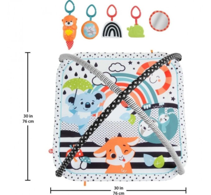 Дитячий килимок Fisher-Price ігровий центр Веселі розваги 3-в-1 (JMN72)