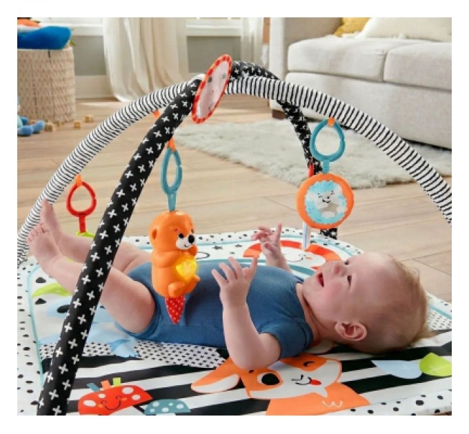 Дитячий килимок Fisher-Price ігровий центр Веселі розваги 3-в-1 (JMN72)
