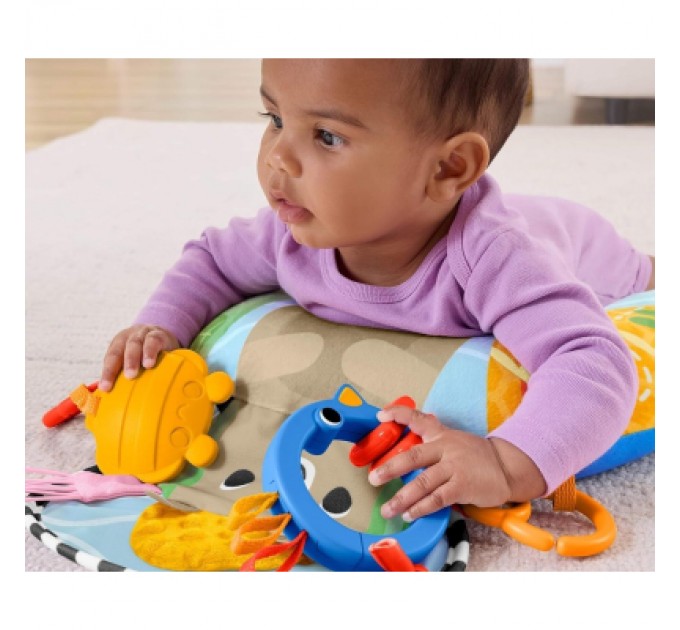 Дитячий килимок Fisher-Price Подушка для гри на животику "Лагідний ведмедик" (JHB44)