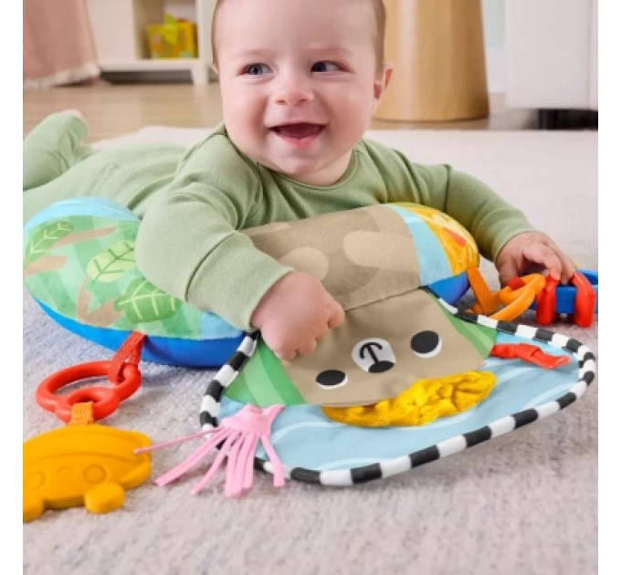 Дитячий килимок Fisher-Price Подушка для гри на животику "Лагідний ведмедик" (JHB44)