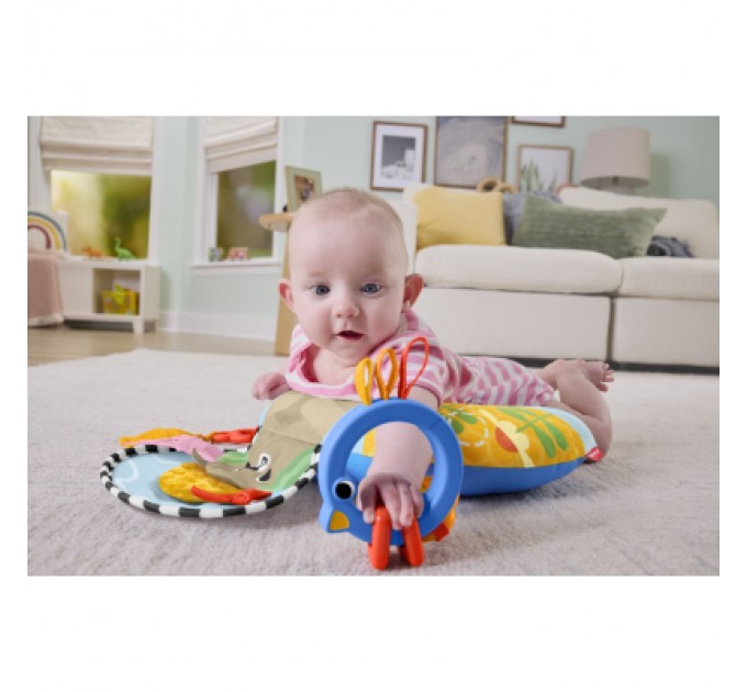 Дитячий килимок Fisher-Price Подушка для гри на животику "Лагідний ведмедик" (JHB44)