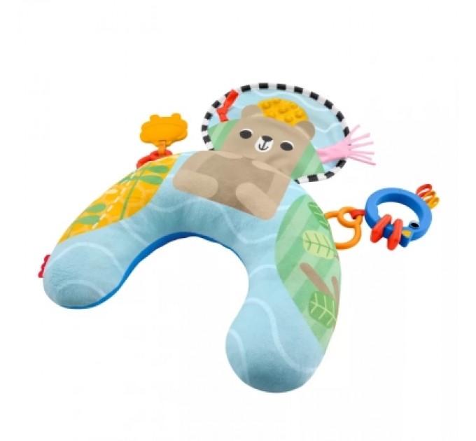 Дитячий килимок Fisher-Price Подушка для гри на животику "Лагідний ведмедик" (JHB44)
