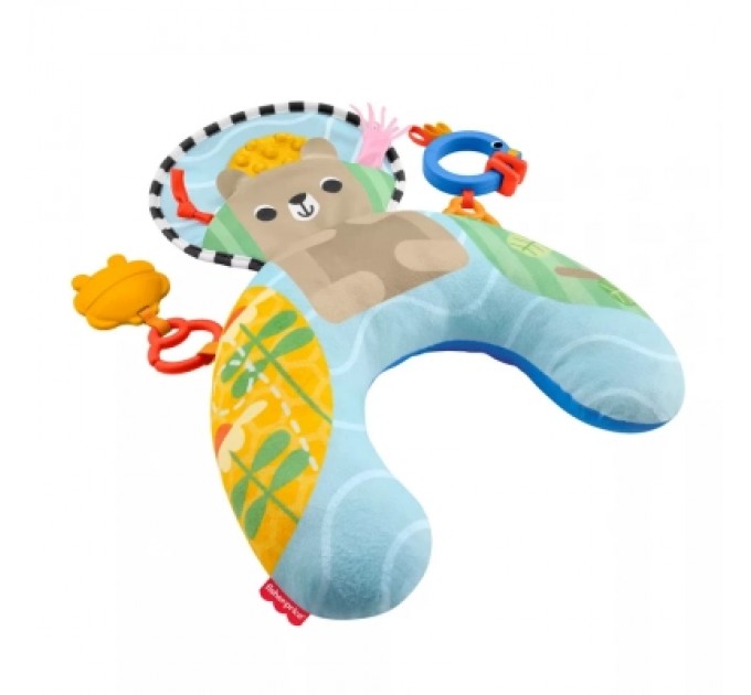 Дитячий килимок Fisher-Price Подушка для гри на животику "Лагідний ведмедик" (JHB44)