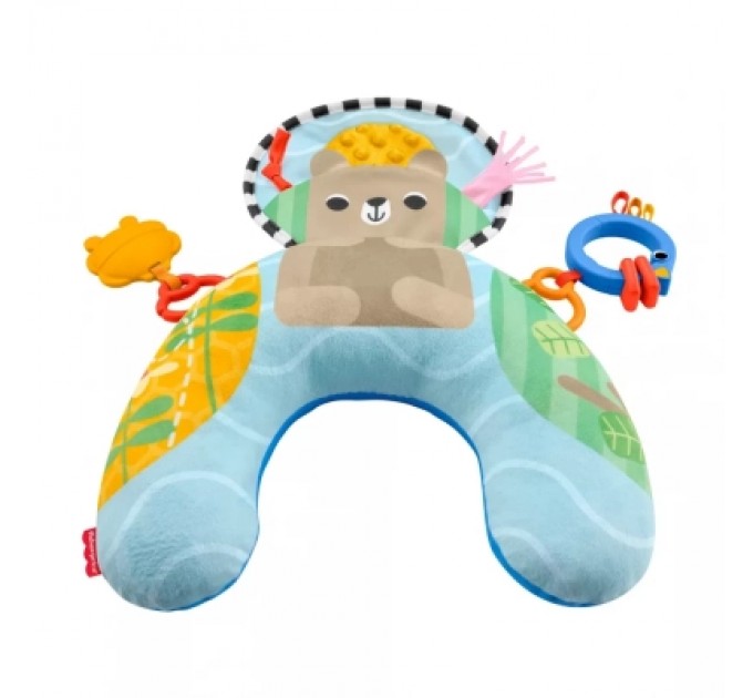 Дитячий килимок Fisher-Price Подушка для гри на животику "Лагідний ведмедик" (JHB44)