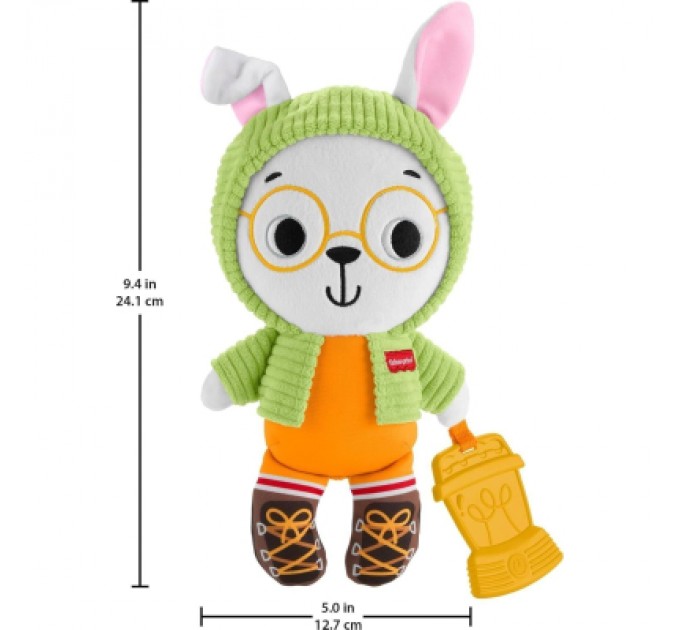 Брязкальце Fisher-Price Зайчик-обіймашка з прорізувачем (JLB87)