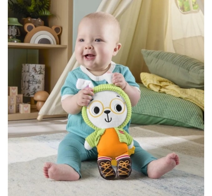 Брязкальце Fisher-Price Зайчик-обіймашка з прорізувачем (JLB87)