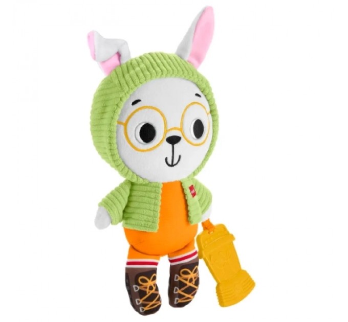 Брязкальце Fisher-Price Зайчик-обіймашка з прорізувачем (JLB87)