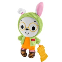 Брязкальце Fisher-Price Зайчик-обіймашка з прорізувачем (JLB87)