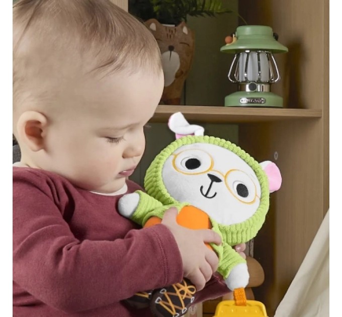 Брязкальце Fisher-Price Зайчик-обіймашка з прорізувачем (JLB87)