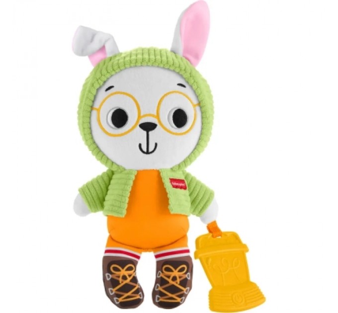 Брязкальце Fisher-Price Зайчик-обіймашка з прорізувачем (JLB87)