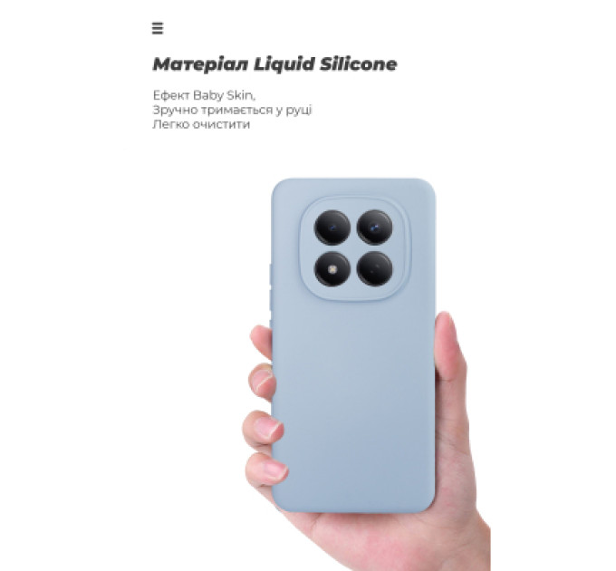 Armorstandart Чохол до мобільного телефона Armorstandart Icon Xiaomi Redmi Note 15 Pro 4G Winter Blue (ARM89820)