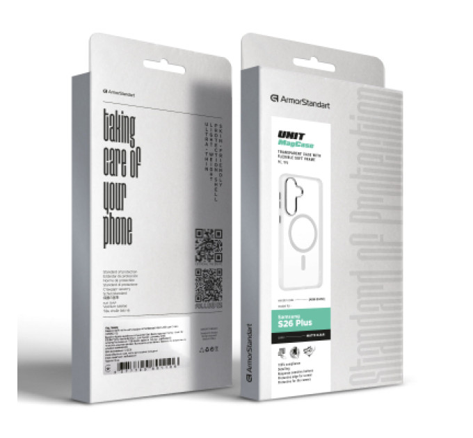 Armorstandart Чохол до мобільного телефона Armorstandart Unit MagCase Samsung S26 Plus 5G Clear Silver (ARM89450)