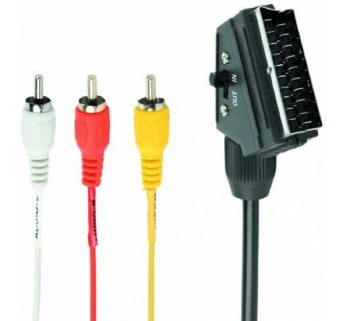 Кабель мультимедійний RCA - SCART, 1.8 m Cablexpert (CCV-519-001)