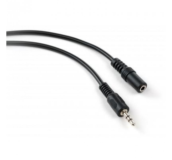 Кабель мультимедійний Jack 3.5mm M/F 1.8 m Vinga (VCPDCJ35MF1.8BK)