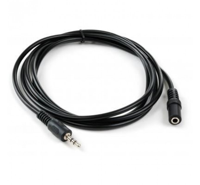 Кабель мультимедійний Jack 3.5mm M/F 1.8 m Vinga (VCPDCJ35MF1.8BK)