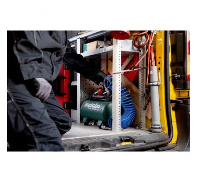 Компресор Metabo BASIC 160-6 W OF безолійний, 900Вт, 6л, 160л/хв, 8бар (601501000)