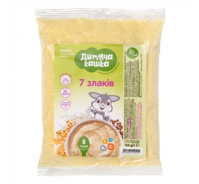 Дитяча каша Дитяча кашка 7 злаків 150 г (4820001520415)