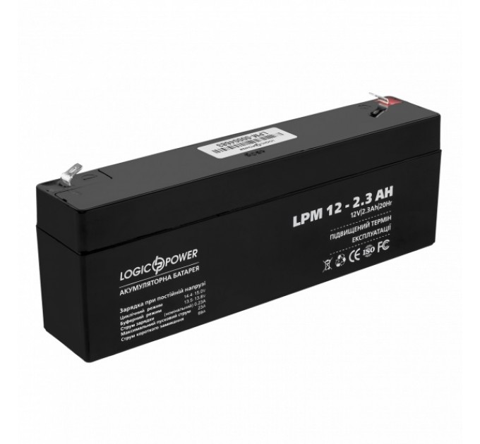 Акумуляторна батарея LogicPower LPM 12V 2.3AH (LPM 12 - 2.3 AH) AGM