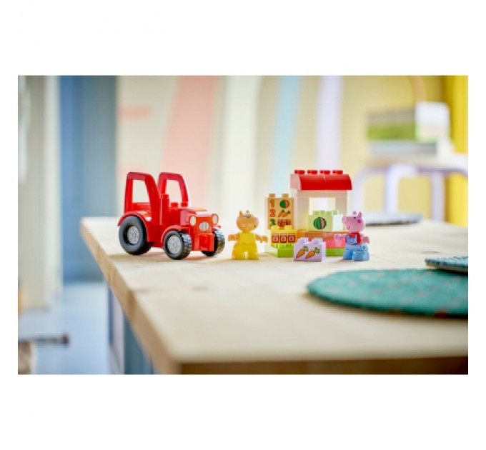 Конструктор LEGO DUPLO Peppa Pig Трактор і ринок (10468)