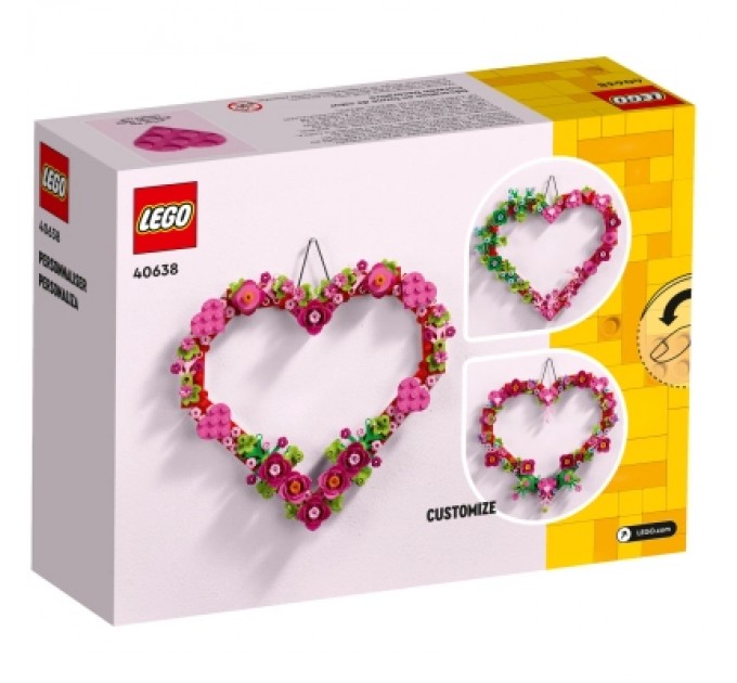 Конструктор LEGO Iconic Візерунок у вигляді серця (40638)