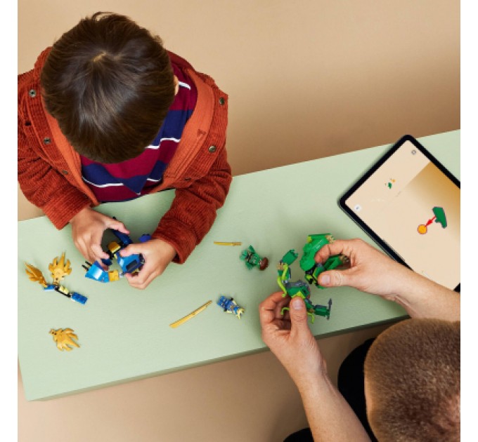 Конструктор LEGO Ninjago Битва робота дракона Джея (71853)