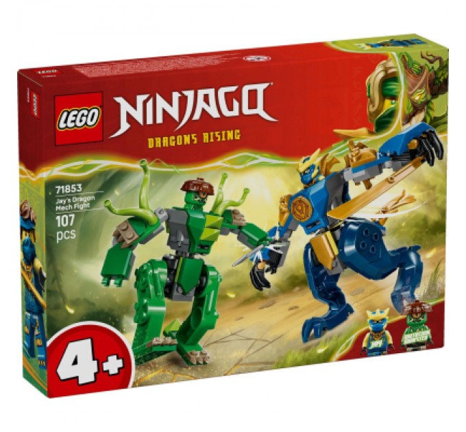 Конструктор LEGO Ninjago Битва робота дракона Джея (71853)
