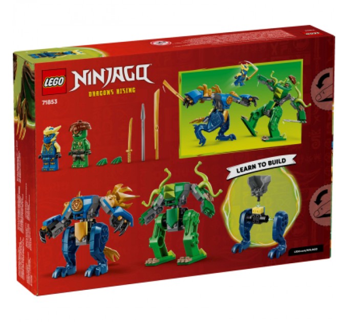 Конструктор LEGO Ninjago Битва робота дракона Джея (71853)