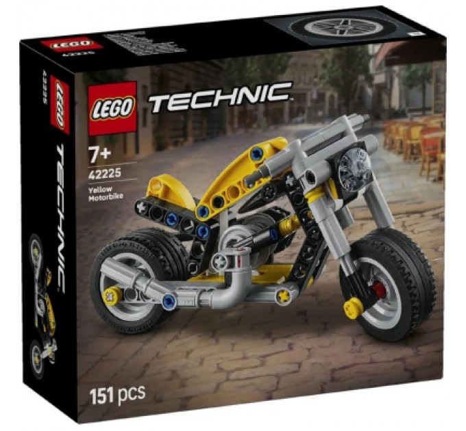 Конструктор LEGO Technic Жовтий мотоцикл (42225)