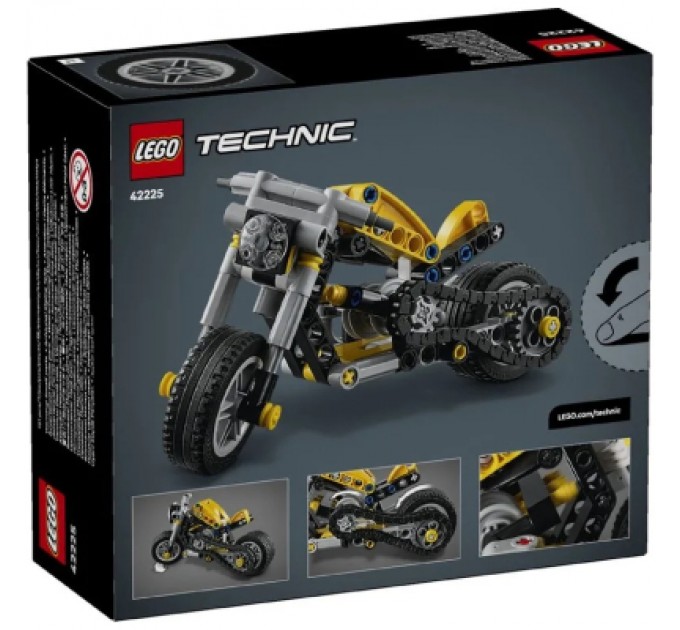 Конструктор LEGO Technic Жовтий мотоцикл (42225)