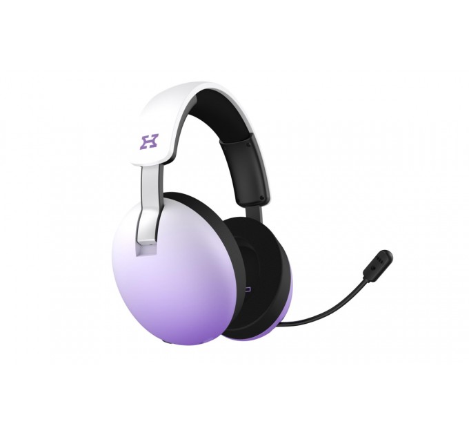 Bluetooth-гарнiтура Hator Hellyberry HH30 Pro Wireless White/Violet (HH30_PRO_wireless_WV)