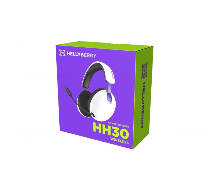 Bluetooth-гарнiтура Hator Hellyberry HH30 Wireless White/Violet (HH30_wireless_WV)