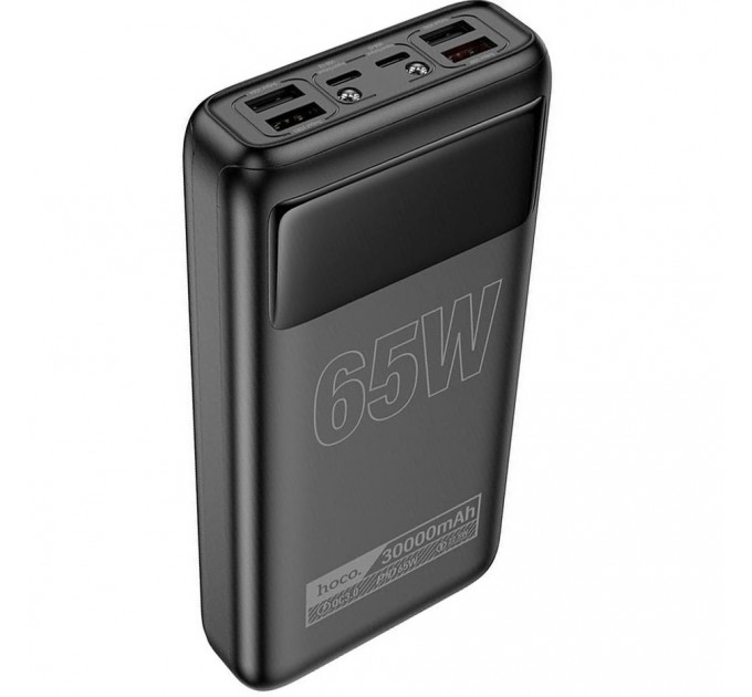 Універсальна мобільна батарея Hoco DB81 Apollo 65W 30000mAh Black (6942007637749)