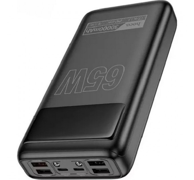 Універсальна мобільна батарея Hoco DB81 Apollo 65W 30000mAh Black (6942007637749)
