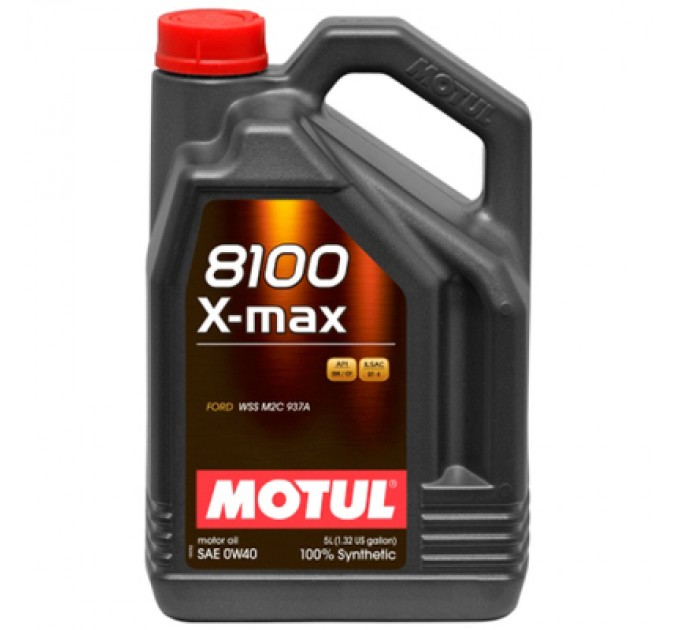 Моторна олива MOTUL 8100 X-max SAE 0W40 5 л (104533)
