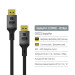 ColorWay Кабель мультимедійний DisplayPort M to DisplayPort M 3.0m V2.1 16K black ColorWay (CW-CBDP092-BK)
