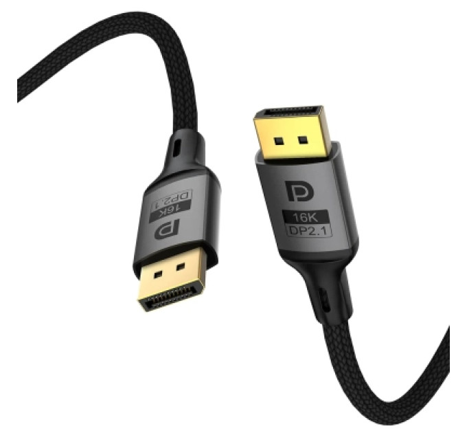 ColorWay Кабель мультимедійний DisplayPort M to DisplayPort M 3.0m V2.1 16K black ColorWay (CW-CBDP092-BK)