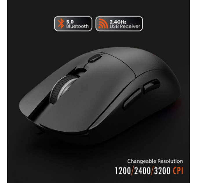 Media-Tech Мишка Media-Tech MT1124 Wireless Black (MT1124)
