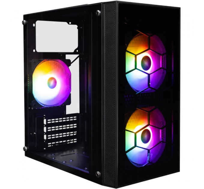 Корпус 1stPlayer X1-BK-3F1-PS-600FK-EU Black 600W