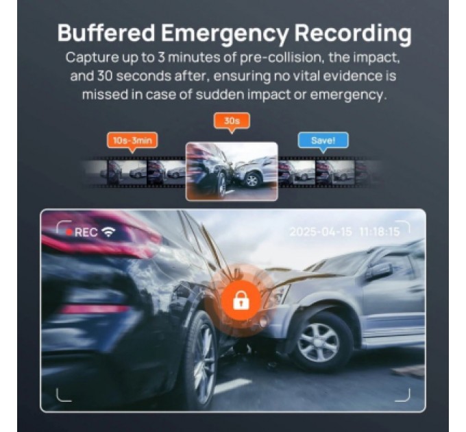 Відеореєстратор Xiaomi 70mai Dash Cam 4K A800SE (1182549)