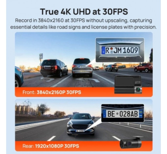 Відеореєстратор Xiaomi 70mai Dash Cam 4K A800SE (1182549)