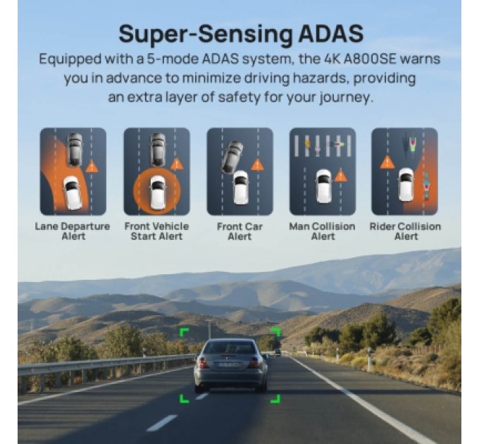 Відеореєстратор Xiaomi 70mai Dash Cam 4K A800SE-2 Set (1182550)