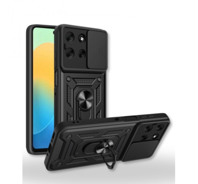 Чохол до мобільного телефона BeCover Military Motorola Moto G56 Black (715036)