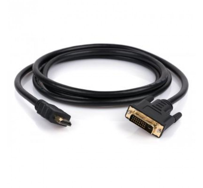 Кабель мультимедійний HDMI to DVI 24+1 5.0m Vinga (VCPHDMIDVI5)